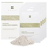 BRMUD Relief Mud Bubble Bath Powder 50g, Pack of 6 - Mud Powder Bubble Bath for Kids to Adult, Relax