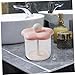 HONMEET 2pcs Portable Foaming Pump Bottle Manual Shampoo Foamer for Travel Hand Soap and Facial Easy to Use Compatible with All Shampoos