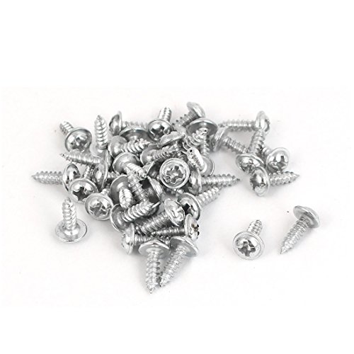 Image of uxcell 55mm x 23mm Double Hole Triangle D Ring Picture Frame Hangers 20PCS w Screws