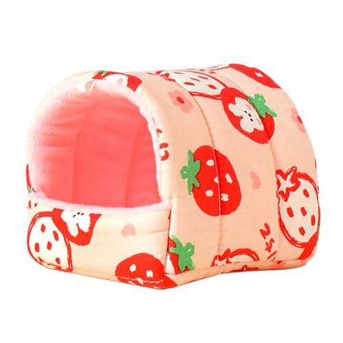 Nucelit Suave cama escondite juguete de refugio suave para animales pequeños, hámster, conejos, jaula, hábitat, hámster