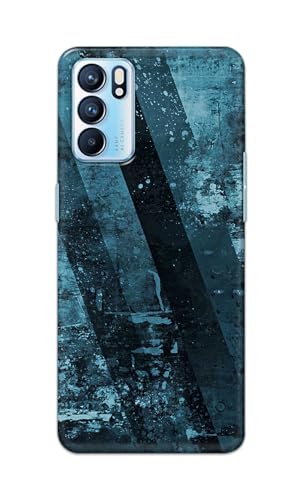 Image of Printed Hard Back Cover for Oppo Reno6 5G | Oppo Reno 6 5G Back Cover (Rugged Background -J1) -190724(EA)