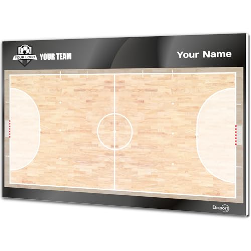 Tableau Tactique Futsal Double Face Effaçable à Sec pour Stratégies de Match