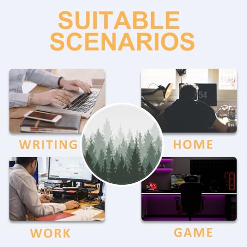 Tapis de bureau rond antidérapant pour protéger votre table - 7