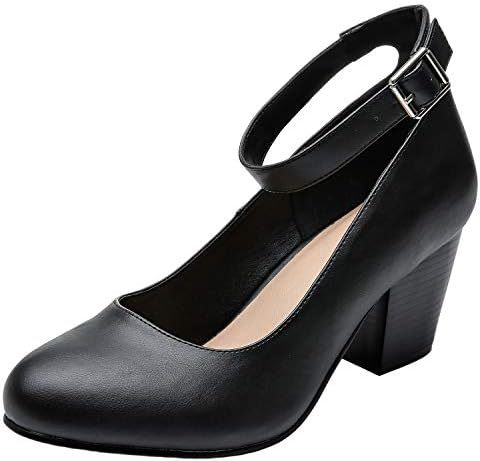 Luoika Women's Wide Width Heel Pump 
