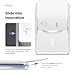 elago Clear Magnetic Slider Card Holder Compatible with MagSafe for iPhone - Secure Phone Wallet, Durable PC Construction, Damage Protection (Transparent)