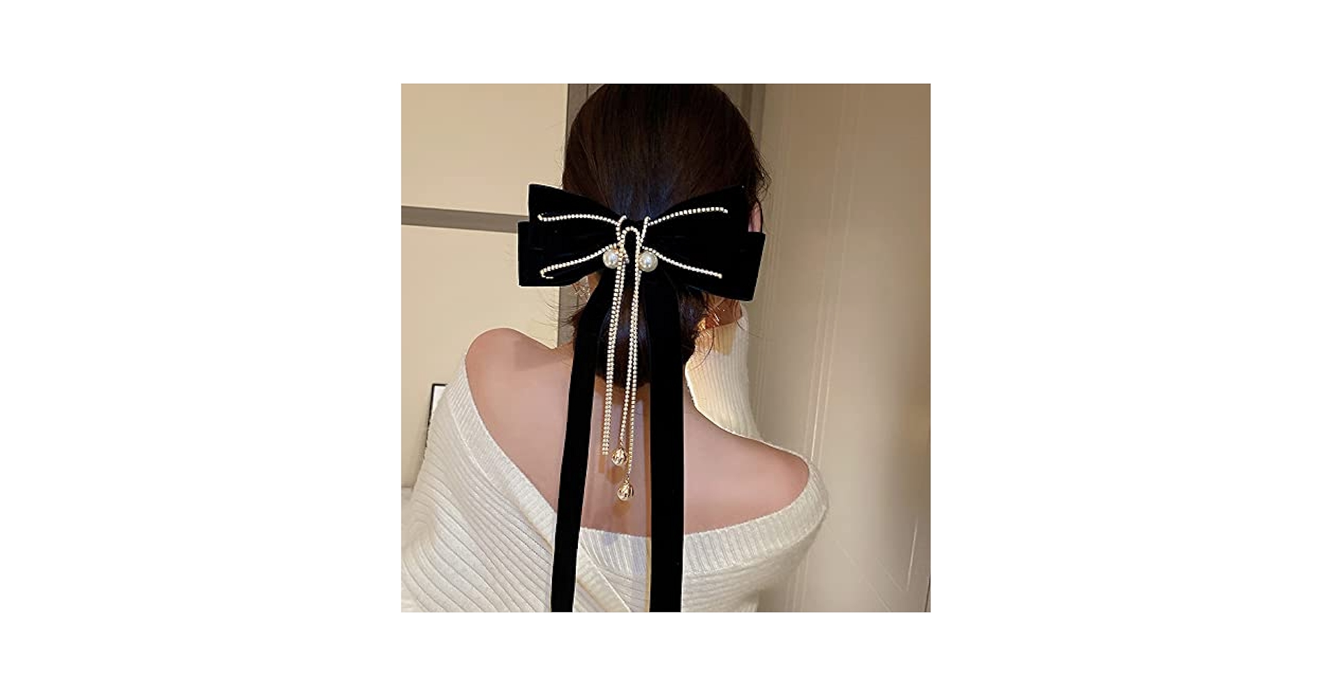 ヘアアクセサリー Ribbon-VELVET(Black) ヘアアクセサリー Ribbon-VELVET(Black) ヘアアクセサリー