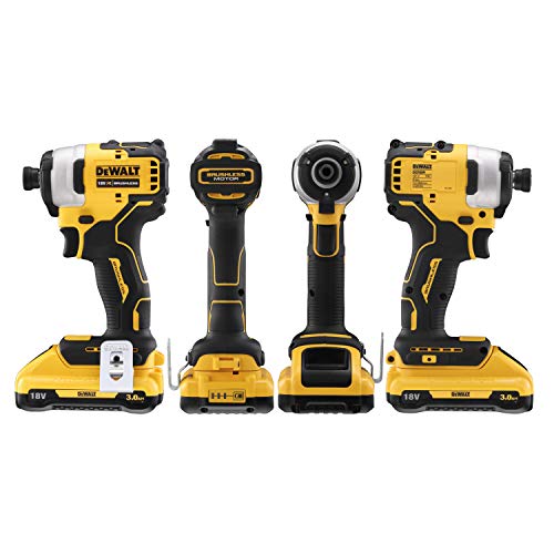 Image of DEWALT DCF809L2T-QW - 18V Li-ion Sub-Compact Series Cordless 1 /4 inch Impact Driver with Brushless Motor-2x3Ah Batteries Included