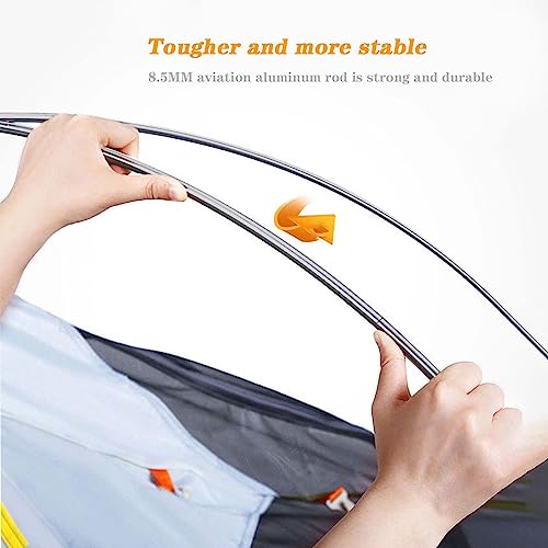 Carpa de camping doble capa para 2 personas miniatura 5