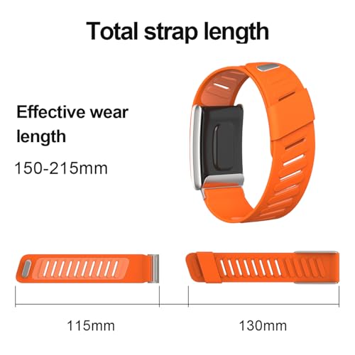Image of Band Compatible with Whoop 5.0 Minimalist Silicone Multiple Colors Waterproof and Breathable Replacement Band for Whoop 5.0 Suitable for Various Scenarios for Men Women