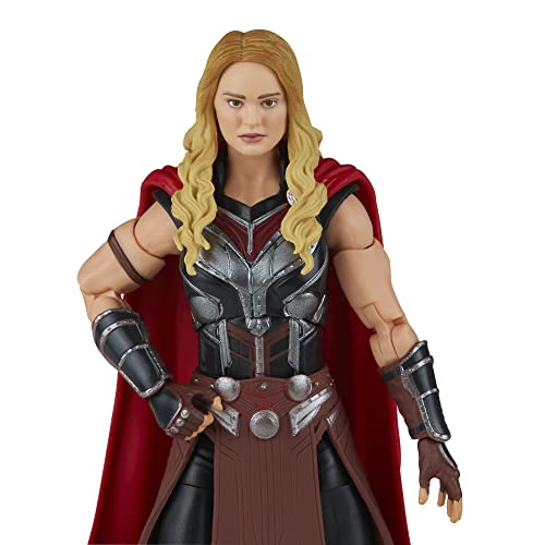 Hasbro (HASBRO) Marvel Marvel Legends Series Thor: Love and Thunder Mighty Thor F1060 Genuine 6 Inch (15 Centimeters) Size Action Figure with 4 Accessories and Build-a-Figure Parts