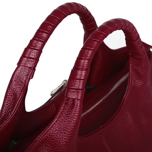 Image of Iswee Leather Satchel Women Purse and Handbag Crossbody Shoulder Bag Hobo