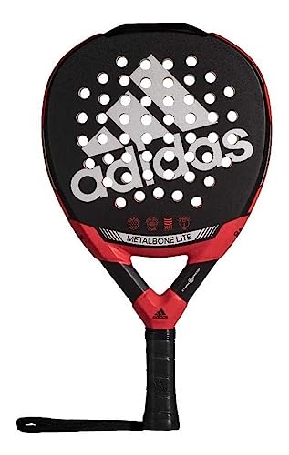 Adidas, Metalbone Lite, Padel De Cohete, Negro, Rojo, U, Unisex Adulto