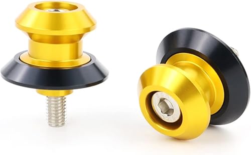 Miniatura 6 de Xitomer 1 par de carretes de brazo oscilante para motocicleta M8 X1.25/tornillo de soporte de brazo oscilante, apto para GSX-R600/750/1000, SV