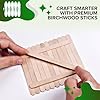 Perfect Stix Wooden Craft Sticks, 4.5 Inch, American Birchwood #1