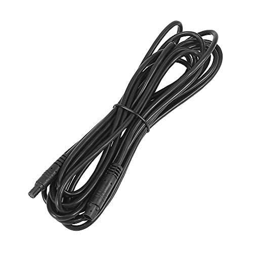 Image of X AUTOHAUX 5 Pin 4m 13ft Backup Camera Extension Cable Dash Camera Cord Wires Car Rear View Camera