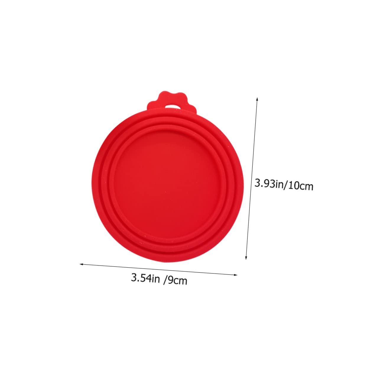 SOLUSTRE Reusable Pet Food Can Lids 4pcs Silicone Covers Seals Food Dishwasher Safe