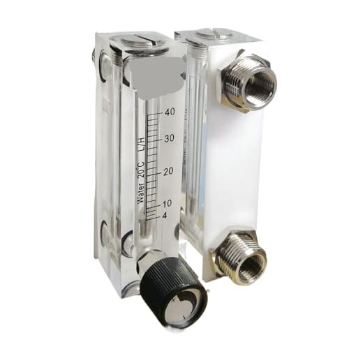 Rotamètre de panneau LZM-6T 2-20 LPH avec valve mâle M18 et femelle G1/4 en finition durable