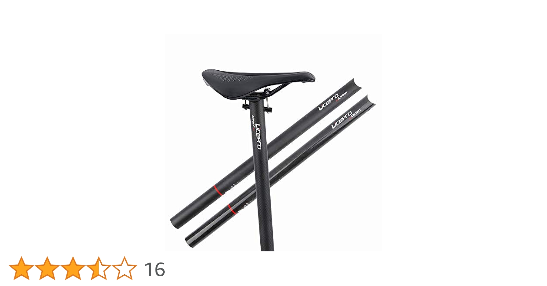 Litepro カーボンシートポスト　折りたたみ自転車用　φ33.9×580mm Amazon | LITEPRO 33.9 / 31.8 * 580mmカーボンシートロッド