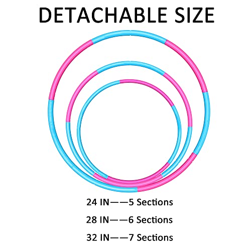Liberry HULA-KIDS Exercise Hoop, Detachable Adjustable Plastic Toy Fitness Hoops thumb #5