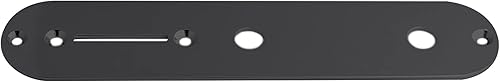Miniatura 6 de Rubatone Placa de control de guitarra para Fender Tele Telecaster Squier Style Guitarra Eléctrica Metal Negro 1.346 in Ancho