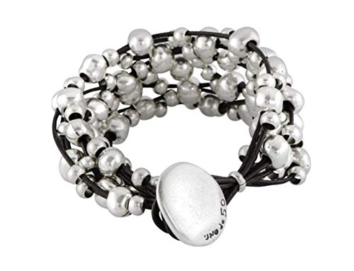UNOde50 CRAZY GOAT Bracelet, Sterling Silver-Plated, Handmade in Spain, 7.5"2