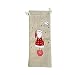Produktbild Weihnachtsmann-Winkel Weinflasche Tasche Kordelzug Claus Winkel Flasche Weihnachten Champagne-Abdeckung Leinentuch Weihnachtsdekoration, Geschenkverpackungen, Beutel