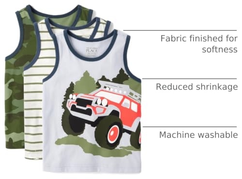 Image of The Children's Place Boys and Toddler Assorted Sleeveless Tank Tops