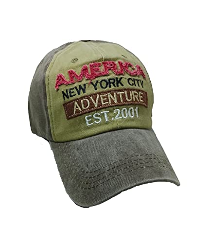 Image of Adjustable Soft Cotton Denim Cap for Men Women Baseball Vintage Washed Distressed Hats Adjustable Stylish Cap Regular Fitted