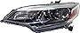 Evan-Fischer Headlight Assembly Compatible with 2018-2019 Honda Fit Driver Side