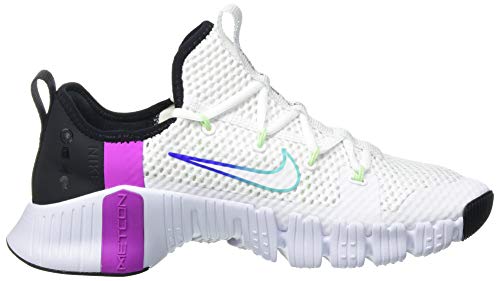 Image of NIKE Unisex's Football Soccer Shoe, White Hyper Violet Flash Crimson Hyper Jade Black Vapor Green, 8
