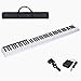 Ning Night 88 Clavier de Piano Portable Bluetooth Smart Keyboard Music Set électronique Ultra-Mince électronique Multifonctions Piano Jouets d'apprentissage