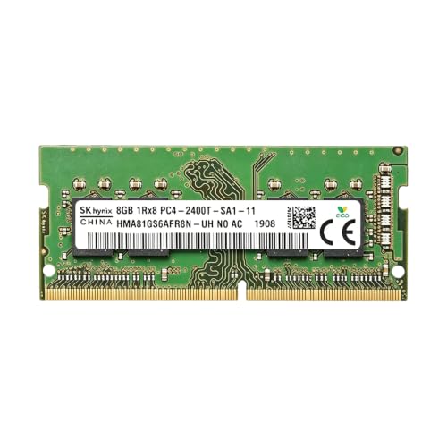 SK Hynix 8GB DDR4 RAM�A2400MHz PC4-19200(PC4-2400T) CL17 �m�[�gPC�p������, SODIMM 260-Pin 1Rx8 �V���O�������N 1.2V 260�s���m�[�g�u�b�N RAM������ (�����ςݕi)