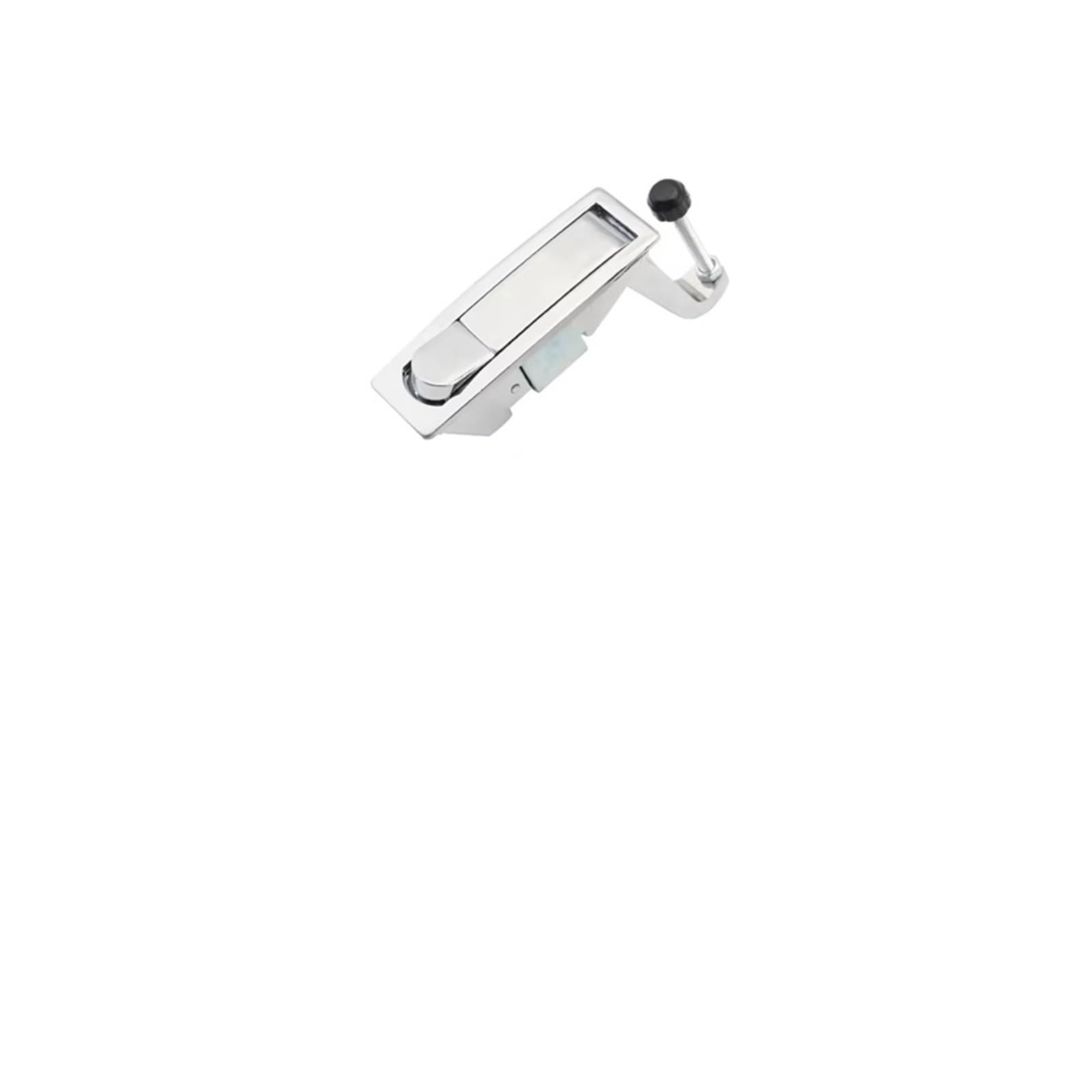 Zinc Alloy Flat Bounce Lock for Cabinet & Electrical Cabinet Use(No lock-3pcs)