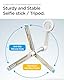 Spigen MagSafe Selfie Stick Stativ [Wondersnap] [MagFit-Technologie & Bluetooth-Fernbedienung] Tripod kompatibel mit iPhone 16/15/14/13 Serien, Galaxy S25/S24/S23 und Allen Smartphones - Dune Beige