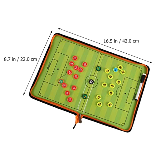VANZACK 1 conjunto de tabuleiro de treinamento de futebol com zíper para futebol