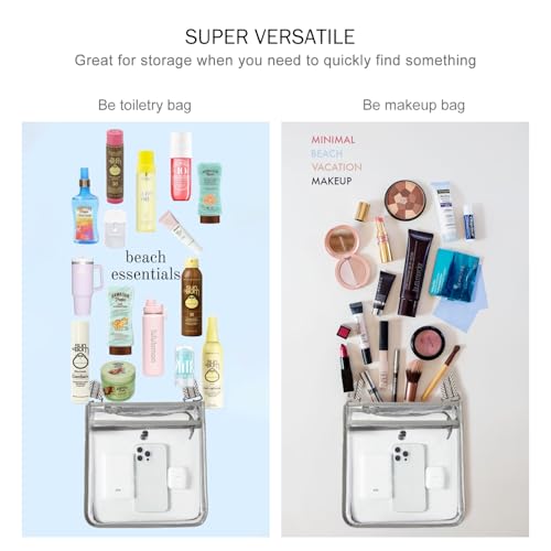 Image of Bluome Clear Bag for Stadium Events 12x12x6, Clear Purses Stadium Bag Crossbody Purses for Concerts Football Games Travel