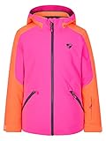 Ziener Mädchen AMELY Ski-Jacke, Winter-Jacke | wasserdicht, winddicht, warm, bright pink, 128