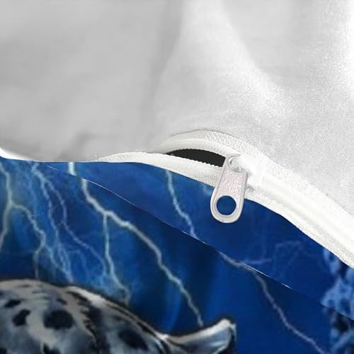 Housse de couette léopard 200x200 microfibre pour lit double - 5