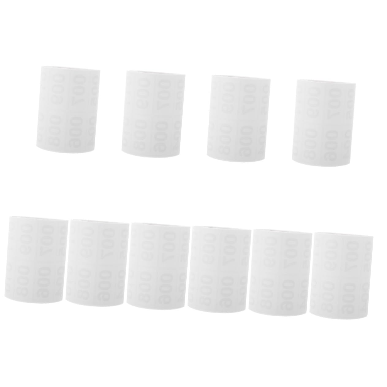 10rollos Etiquetas Numéricas Adhesivas Para Almacenamiento Pegatinas De Identificación Diseño y Portátil Para Organización Casa y Oficina