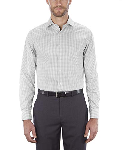 Van Heusen Men's Dress Shirt Regular Fit Flex Collar Check2