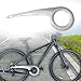 rockible Bike Chain Guard Cover Bicycle Chain Guard for 36-38T Shell Easy to Install Sprockets Cover for Mountain Road Bike Kids Bike, Silver
