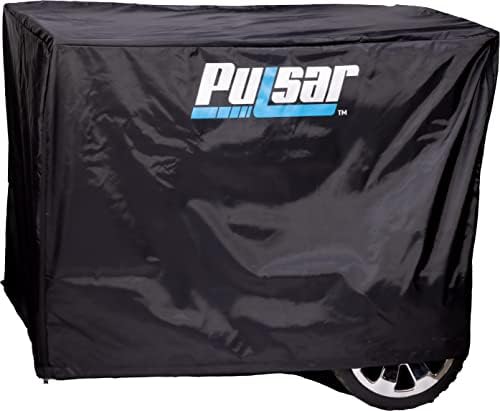 Pulsar Generator Cover Waterproof 31 x 21 x 23 Inch Heavy Duty Polyester Universal Generator Cover for Portable Generator 5000-12000 Watt, Black image 2