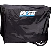 Pulsar Generator Cover Waterproof 31 x 21 x 23 Inch Heavy Duty Polyester Universal Generator Cover for Portable Generator 5000-12000 Watt, Black