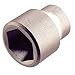 Ampco Safety Tools SS-3/8D7/16 Socket, Standard, Non-Sparking, Non-Magnetic, Corrosion Resistant, 3/8