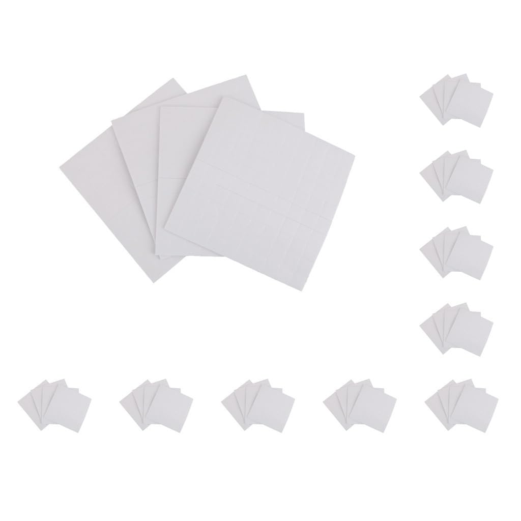 10 Set 4 Sheet Double Sided Adhesive Foam Pads Sticky Fixers for Card Making 1mm