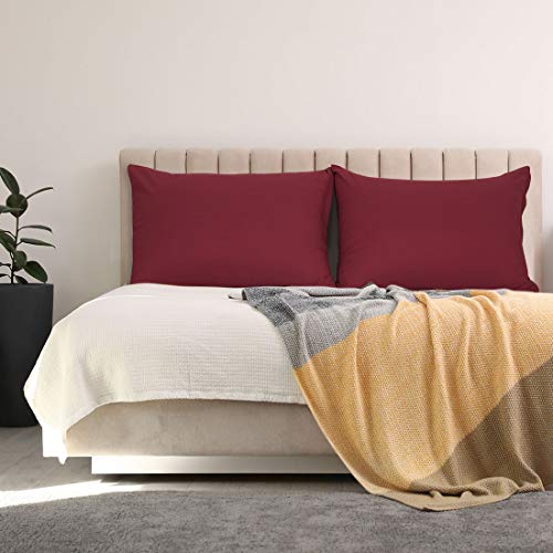 PiccoCasa Zippered Pillowcases, 100% Brushed Microfiber Polyester Pillow Case Cover, Pillow Cases Set of 2 - Image 3