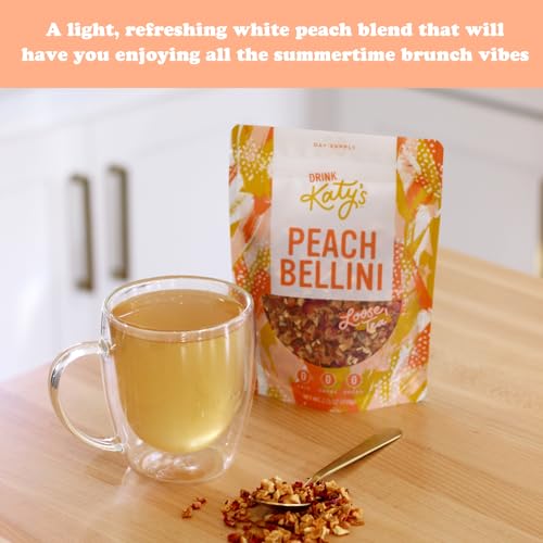 Drink Katy'S Drink Katy’S Peach Bellini Loose Leaf Premium Herbal Fruit Tea thumb #3