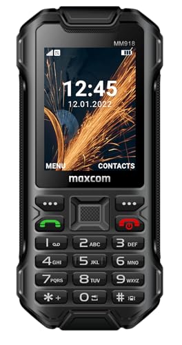 Maxcom Teléfono Móvil para Mayores MM918-BLACK