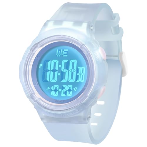 Digital Light Up Watch for Boy and Girl,Kids Watch Ages 7-16,Waterproof 5 ATM, School,Outdoor,Sports