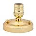 Fdit E26/E27 Vintage Industrial Ceiling/Wall Light Base Holder Pendant Bulb Lamp Screw Socket(Gold)